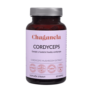 Chaganela Extrakt čagy s cordycepsem 60 kapslí