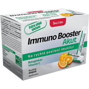 Salutem Pharma Immuno Booster Akut s pomeranč. příchutí 10 ampulí 10 x 25 ml