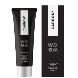 Woom Carbon+ Černá zubní pasta 75 ml
