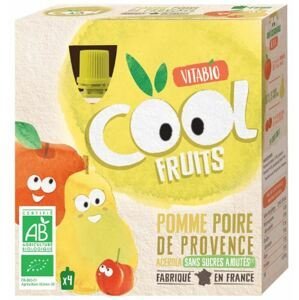 Vitabio Ovocné BIO kapsičky Cool Fruits jablko, hruška a acerola 4 x 90 g