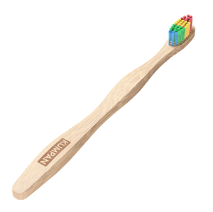 Kumpan Bambusový zubní kartáček duhový