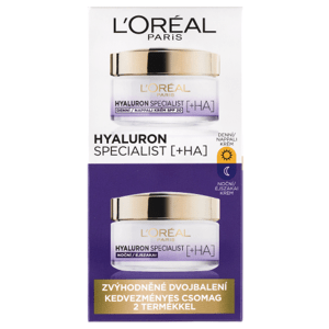 L'Oréal Paris Hyaluron Specialist denní a noční krém 2 x 50 ml