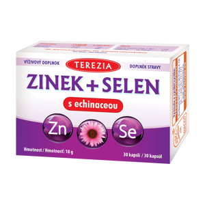 Terezia Zinek+selen+echinacea 30 kapslí