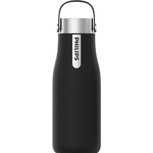 Philips AquaShield Filtrační láhev GoZero Smart, matná černá AWP2788BK/10 590 ml
