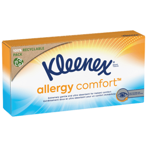 Kleenex ® Allergy Comfort Papírové kapesníky box 56 ks