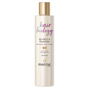 Pantene Hair Biology De-frizz & Illuminate Šampon 250 ml