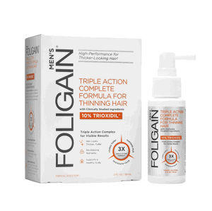 Foligain Triple Action sérum proti padání vlasů s 10% trioxidilem pro muže, 59 ml