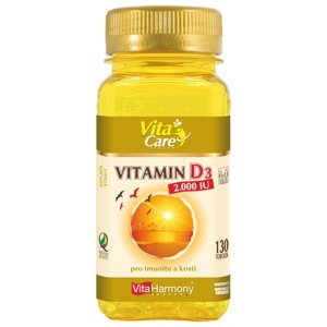 VitaHarmony Vitamin D3 2.000 m.j. (50 µg) 130 tobolek