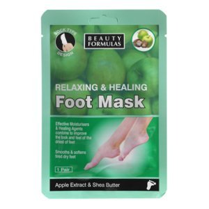 Beauty Formulas Relaxační a léčivá maska na chodidla 2 ks