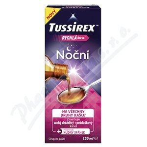 Tussirex noční sirup 120 ml