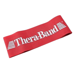 Theraband Thera-Band Loop 7,6cmx30,5cm - Červená, středně silná