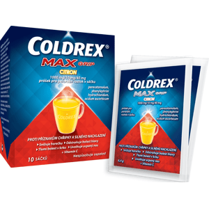 Coldrex MAXGrip Citron 10 sáčků 10 ks
