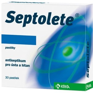Septolete Menthol antiseptikum pro ústa a hltan 1 mg 30 pastilek