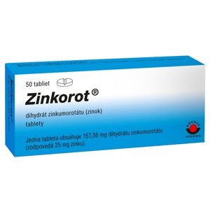 Worwag Zinkorot 25 mg 50 tablet