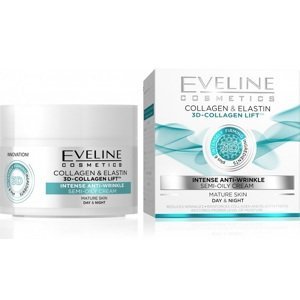 Eveline 3D Collagen & Elastin Denní/noční krém 50 ml