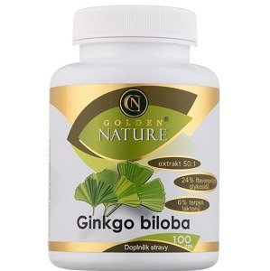 Golden Nature Ginkgo Biloba extrakt 50:1 60 mg 100 kapslí