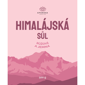 Aporosa Himalájská sůl růžová jemná 500 g