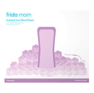 Frida Mom chladící absorpční Ice Maxi vložky + jednorázové poporodní kalhotky 10 ks