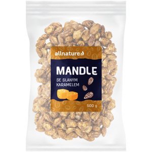 Allnature Mandle slaný karamel 500 g