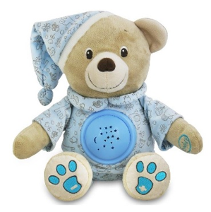 Baby Mix Plyšový medvídek s projektorem modrý