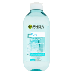 Garnier Pure Čistící micelární voda pro smíšenou až mastnou a citlivou pleť 400 ml