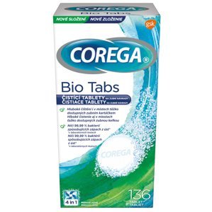 Corega Bio Tabs Čistící tablety 136 ks