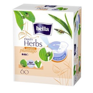 Bella Herbs Plantago Sensitive slipové vložky 60 ks