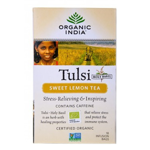Organic India Tulsi sladký citron BIO 18 ks
