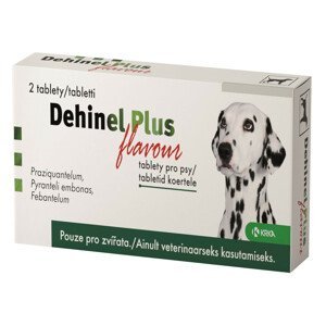 Dehinel Plus Flavour Tablety pro psy 2 tablet