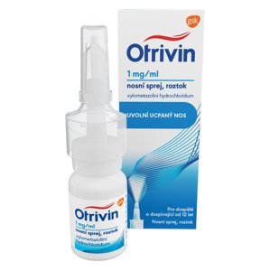 Otrivin 1mg/ml nosní sprej roztok 10 ml
