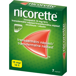 Nicorette Invisipatch 15 mg/16 h náplast 7 ks