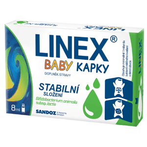 Linex ® Baby kapky, probiotika pro děti od narození 8 ml