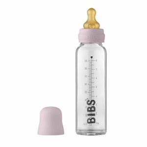 Bibs Baby Bottle skleněná láhev Dusky Lilac 225ml