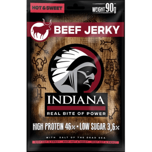 Indiana Jerky Beef Hot & Sweet 90 g