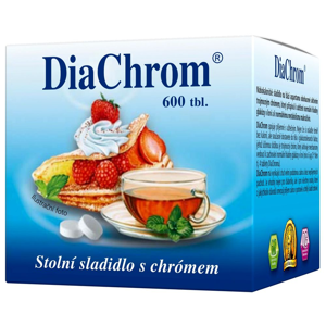 DiaChrom nízkokalorické sladidlo 600 tablet 600 ks
