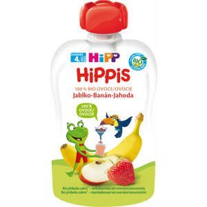 HiPP BIO Hippis 100% ovoce Jablko-Banán-Jahoda 100 g