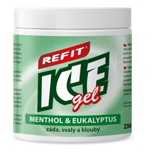 Refit Ice masážní gel s eukalyp.+menthol. 230 ml