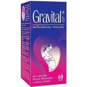 VitaHarmony Gravital pro těhotné a kojící ženy 60 tablet