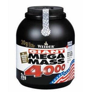 Weider , Mega Mass 4000, Gainer, , Čokoláda 3000 g