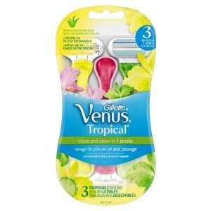 Gillette Venus Venus Dámská pohotová holítka Tropical 3 ks