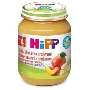 HiPP Ovoce BIO Jablka s banány a broskvemi 125 g