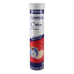 MedPharma Vitamin C 600 mg Acerola 20 šumivých tablet