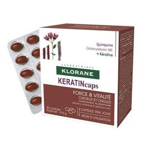 Klorane Keratincaps Síla a vitalita 30 kapslí