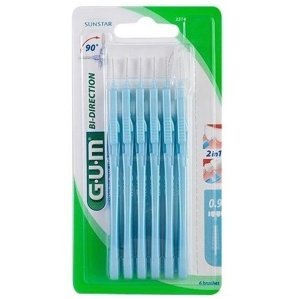 Gum Mezizubní kartáčky BI-DIRECTION modrý 0,9 mm 6 ks