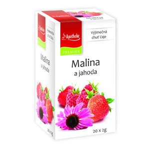 Apotheke Malina + Jahoda s echinaceou čaj 20 x 2 g