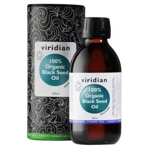 Viridian 100% Organic Black Seed Oil 200 ml
