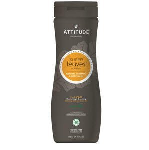 Attitude Přírodní pánský šampón & tělové mýdlo (2v1) Super leaves s detoxikačním účinkem - normální vlasy 473 ml