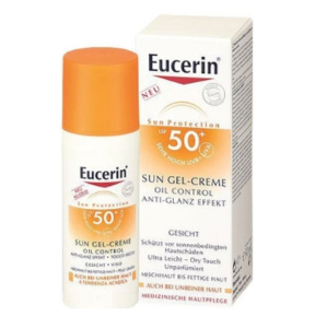 Eucerin Sun Opalovací gel na obličej Oil Control SPF 50+, 50 ml