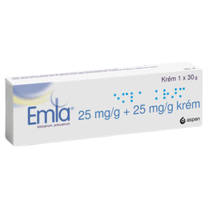 Emla 25 mg/g+25 mg/g krém 30 g