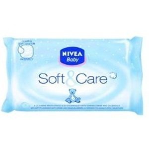 Nivea Baby čistící ubrousky Soft&Care 63 ks